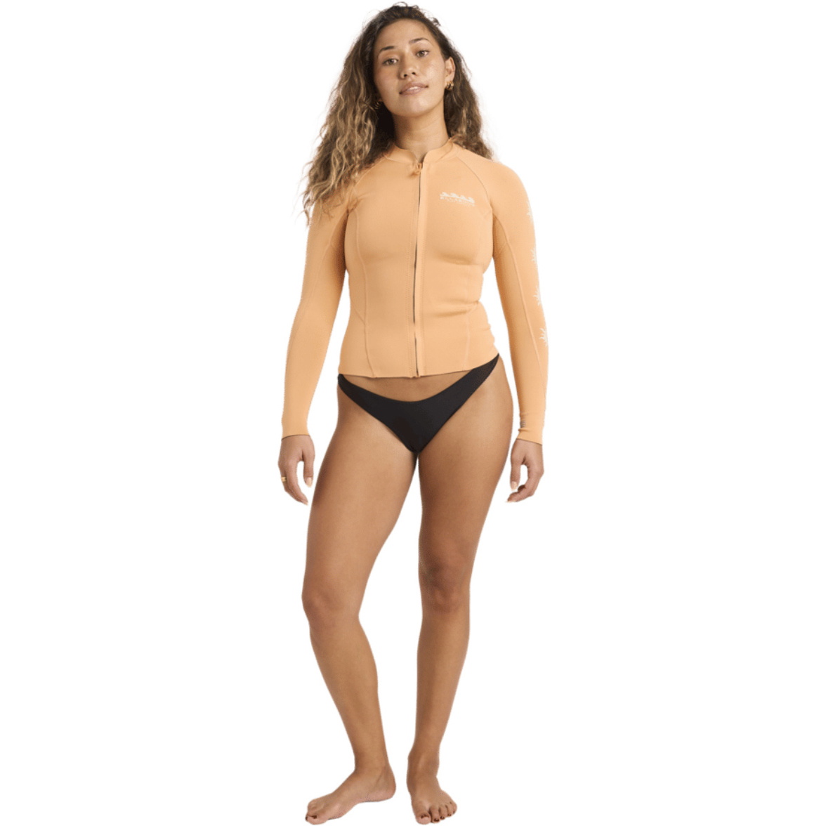 2026 Billabong Womens 1mm Peeky Natural Jacket 24BW193500 - Tangerine